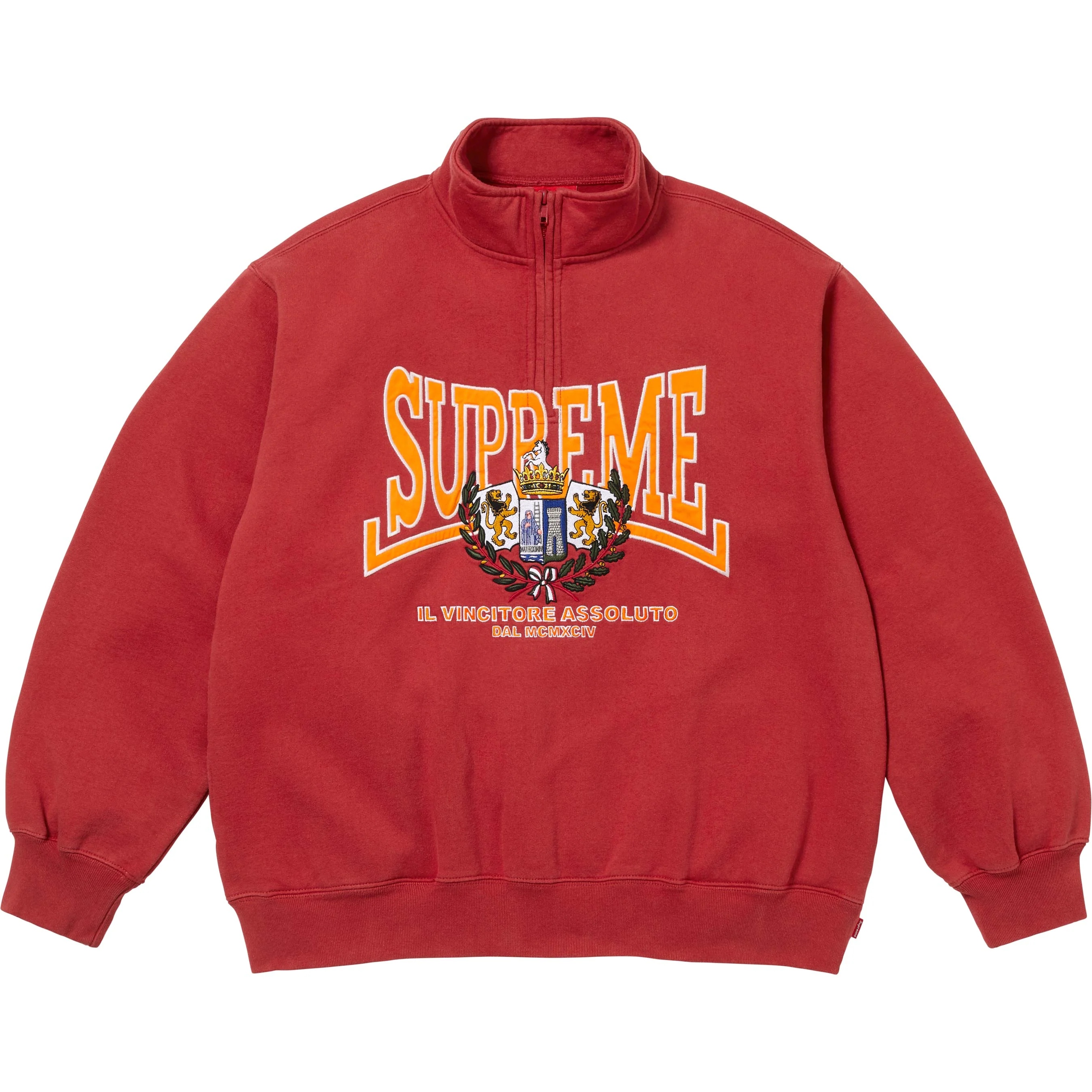 Crest Appliqué Half Zip Pullover view 10